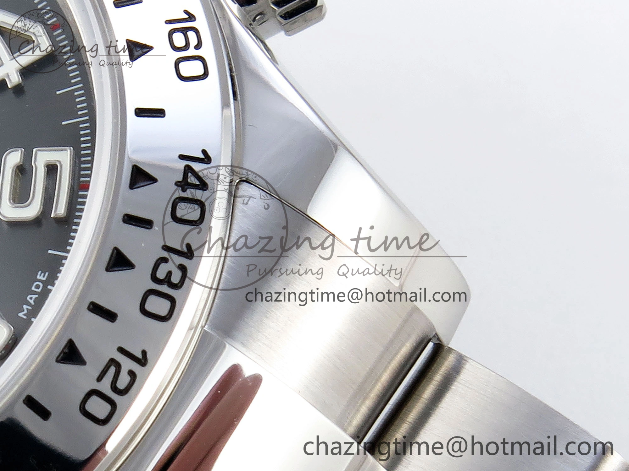 BestValue DAYTONA 116509 SS OMF BEST EDITION GRAY NUMERAL DIAL ON SS BRACELET A7750 (SLIM MOVEMENT) 1809