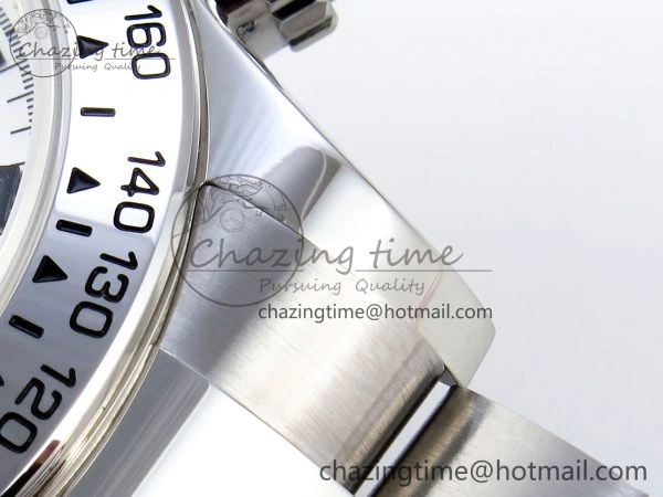 DAYTONA 116509 SS OMF BEST EDITION SILVER NUMERAL DIAL ON SS BRACELET A7750 (SLIM MOVEMENT) RelaxedFit 1807