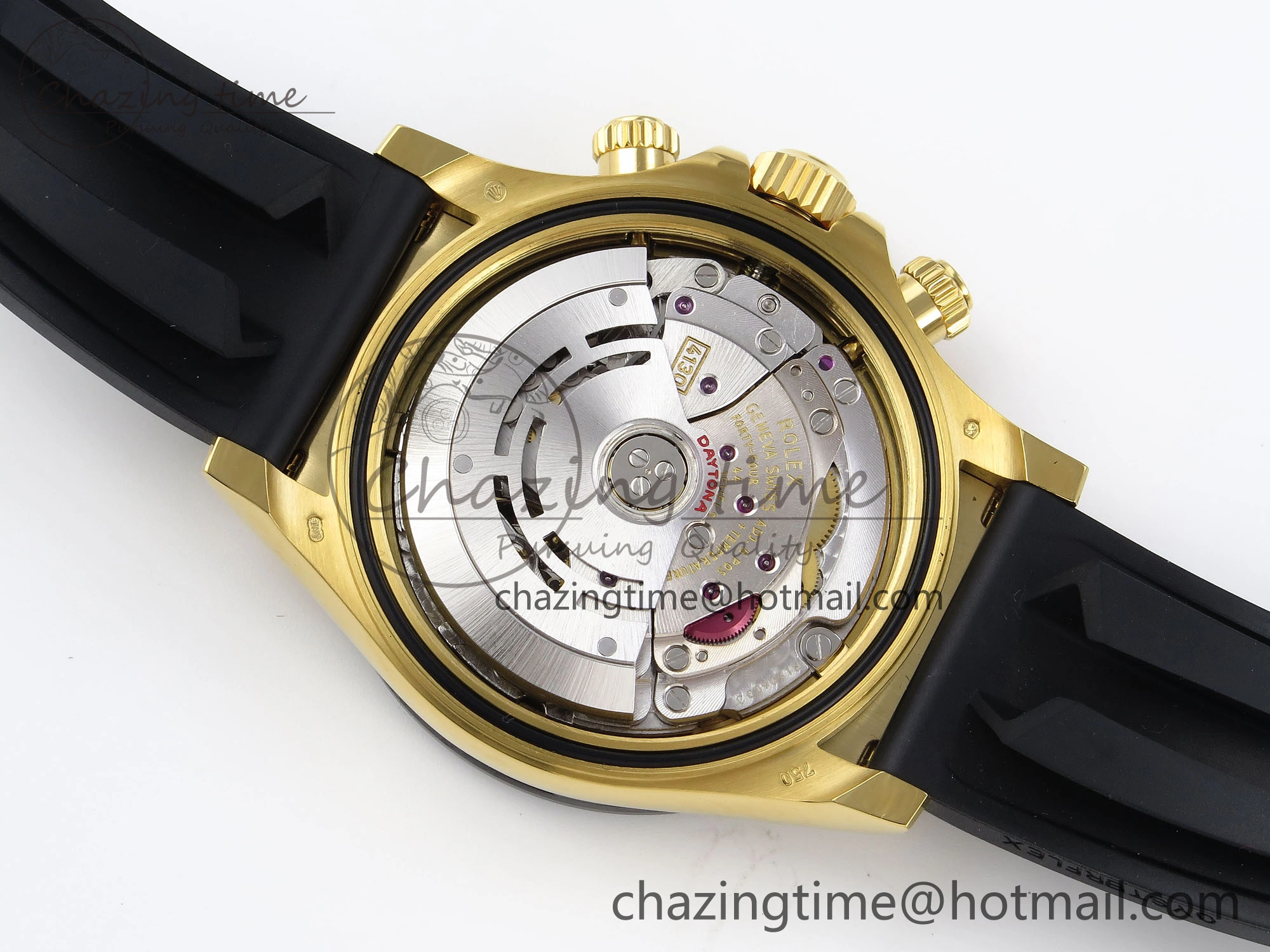Durable DAYTONA 116518 APSF 1:1 BEST EDITION BLACK DIAL ON OYSTERFLEX RUBBER STRAP SH 1782