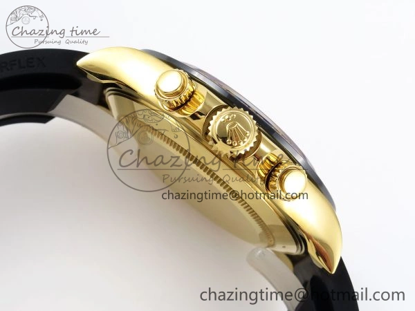 Supportive DAYTONA 116518 APSF 1:1 BEST EDITION BLACK DIAMONDS DIAL ON OYSTERFLEX RUBBER STRAP SH 1780