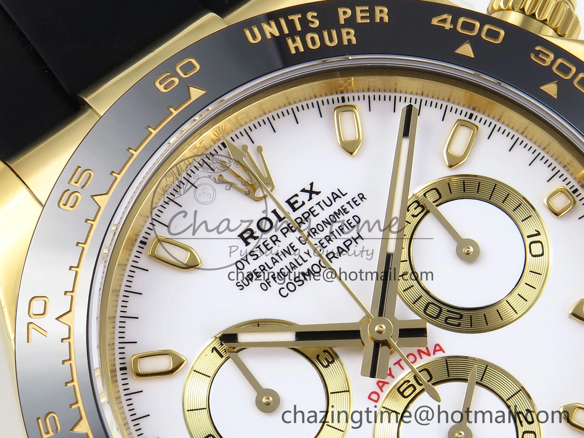 DAYTONA 116518 APSF 1:1 BEST EDITION WHITE DIAL ON OYSTERFLEX RUBBER STRAP SH OdorResistant 1781