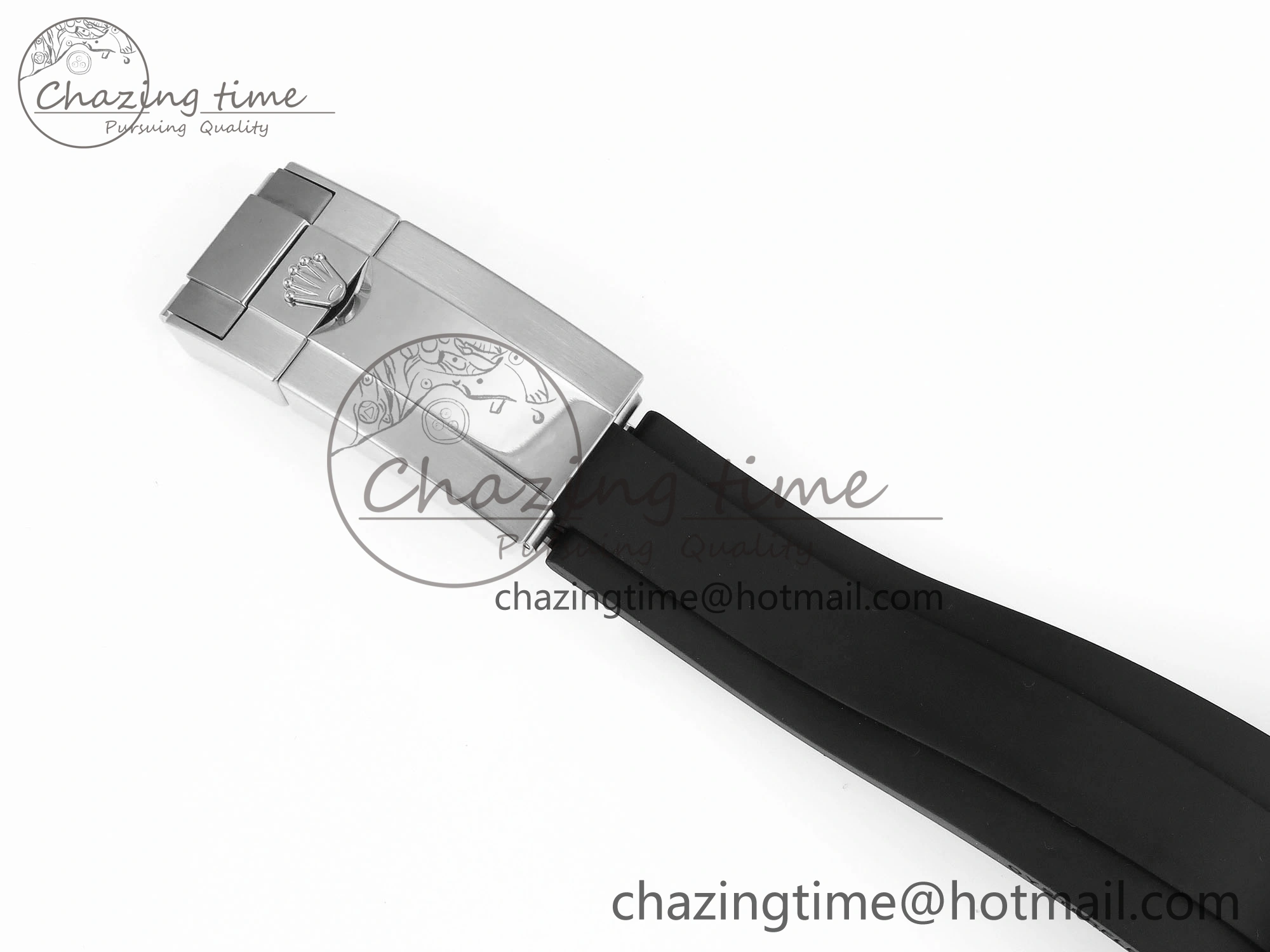 FreshLook DAYTONA 116519 APSF 1:1 BEST EDITION GRAY DIAL ON OYSTERFLEX RUBBER STRAP SH 1779