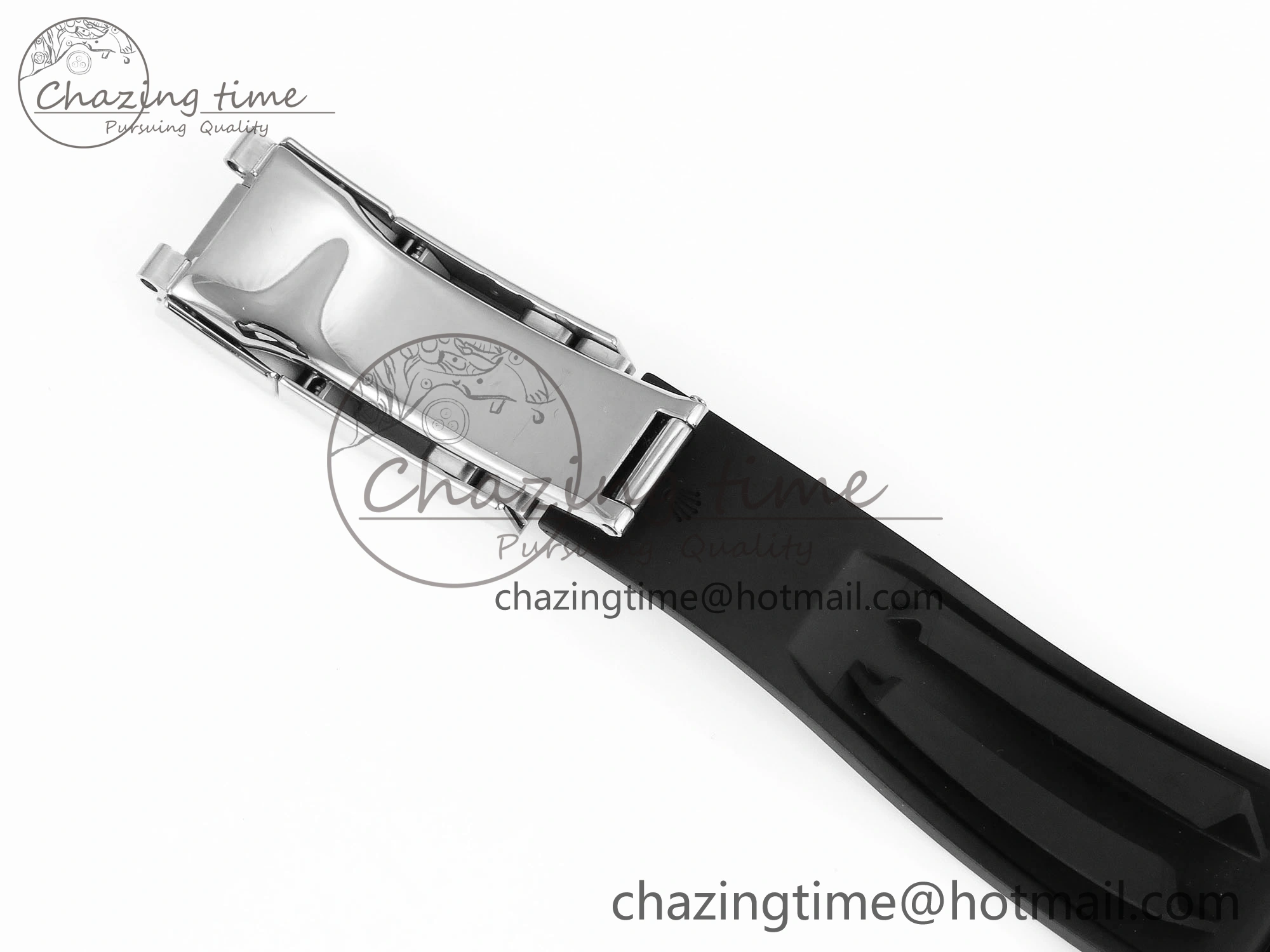 FreshLook DAYTONA 116519 APSF 1:1 BEST EDITION GRAY DIAL ON OYSTERFLEX RUBBER STRAP SH 1779
