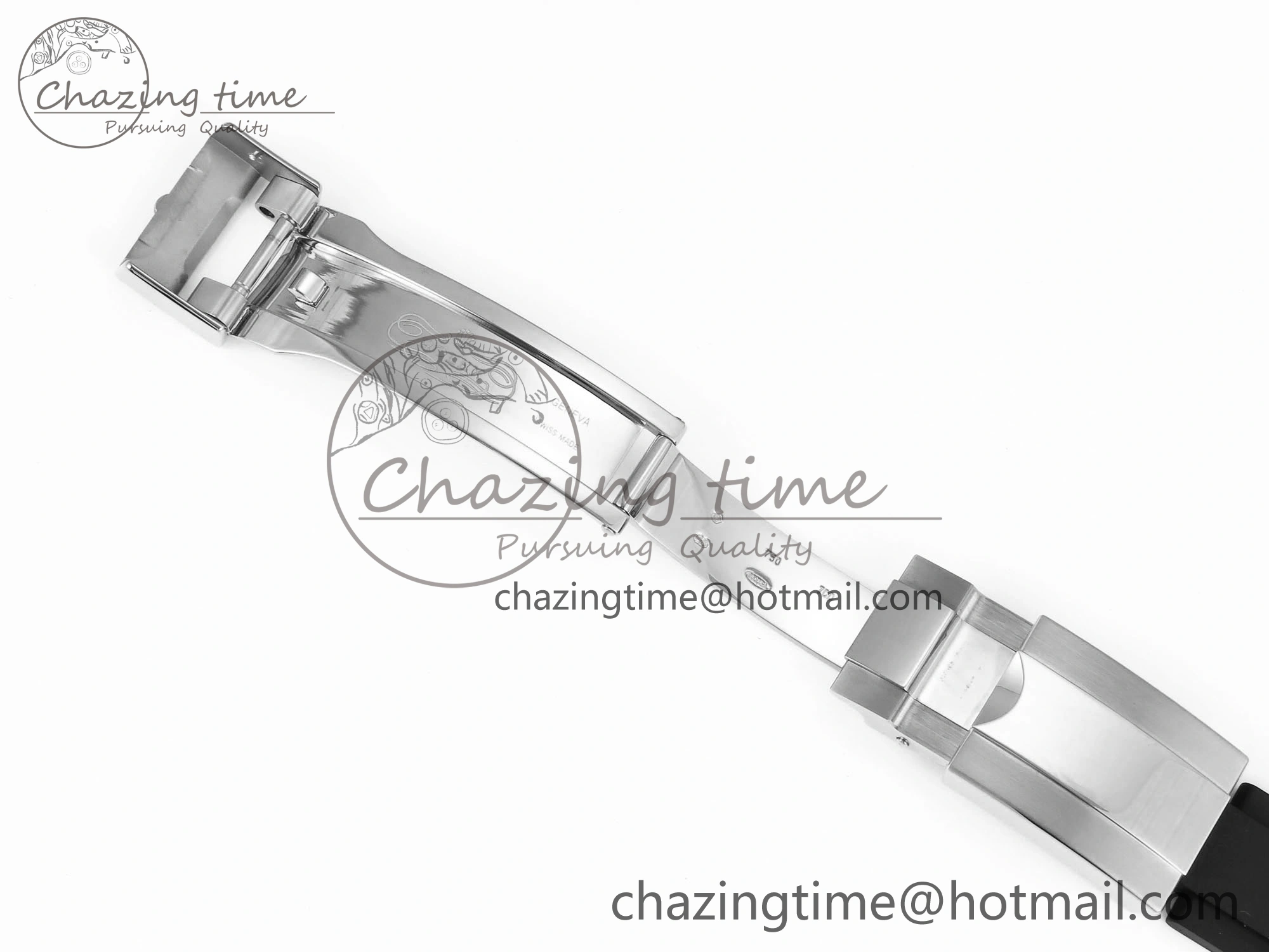 FreshLook DAYTONA 116519 APSF 1:1 BEST EDITION GRAY DIAL ON OYSTERFLEX RUBBER STRAP SH 1779