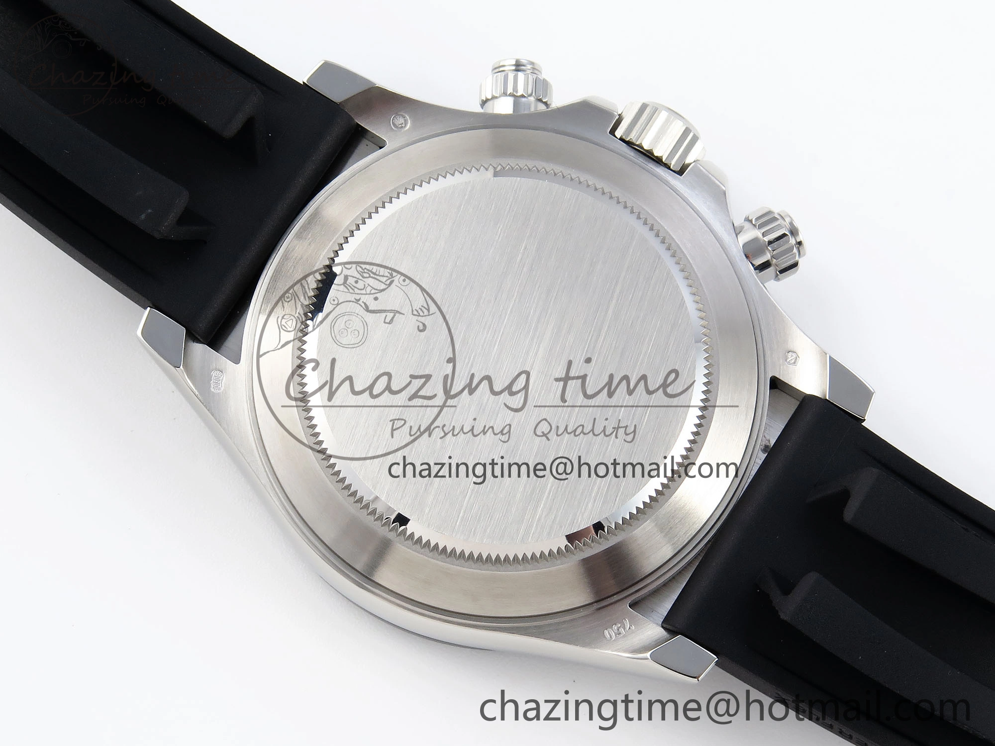 Original DAYTONA 116519 SS OMF BEST EDITION BLACK DIAL ON OYSTERFLEX STRAP A7750 (SLIM MOVEMENT) 1788