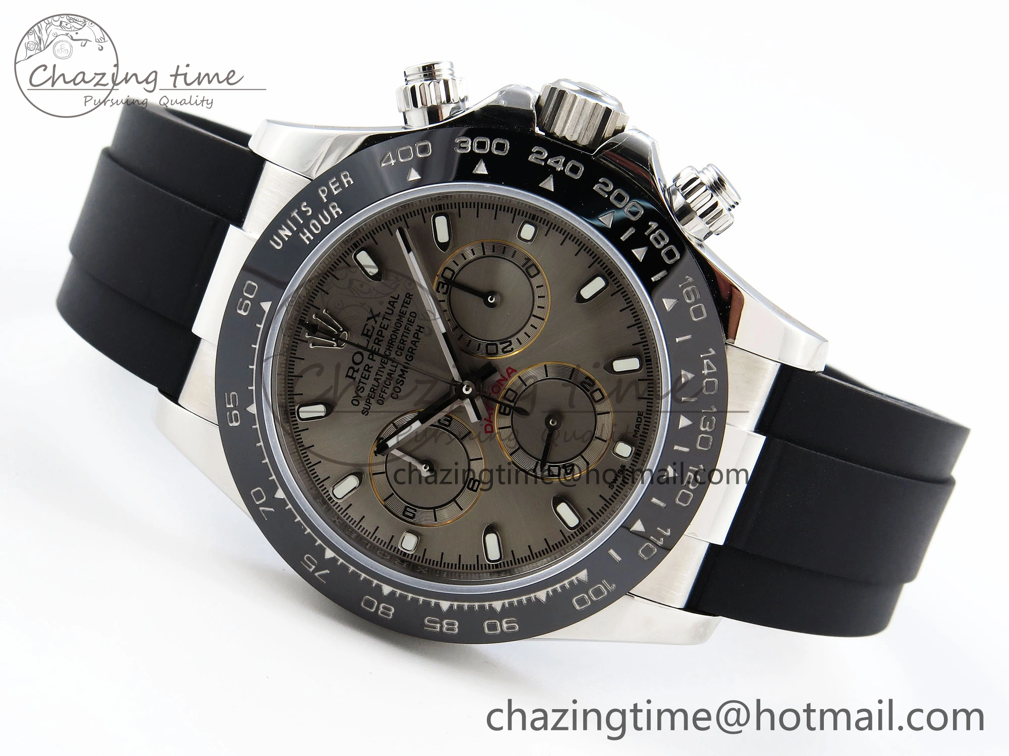 DAYTONA 116519 SS OMF BEST EDITION GRAY DIAL ON OYSTERFLEX STRAP A7750 (SLIM MOVEMENT) Compact 1791