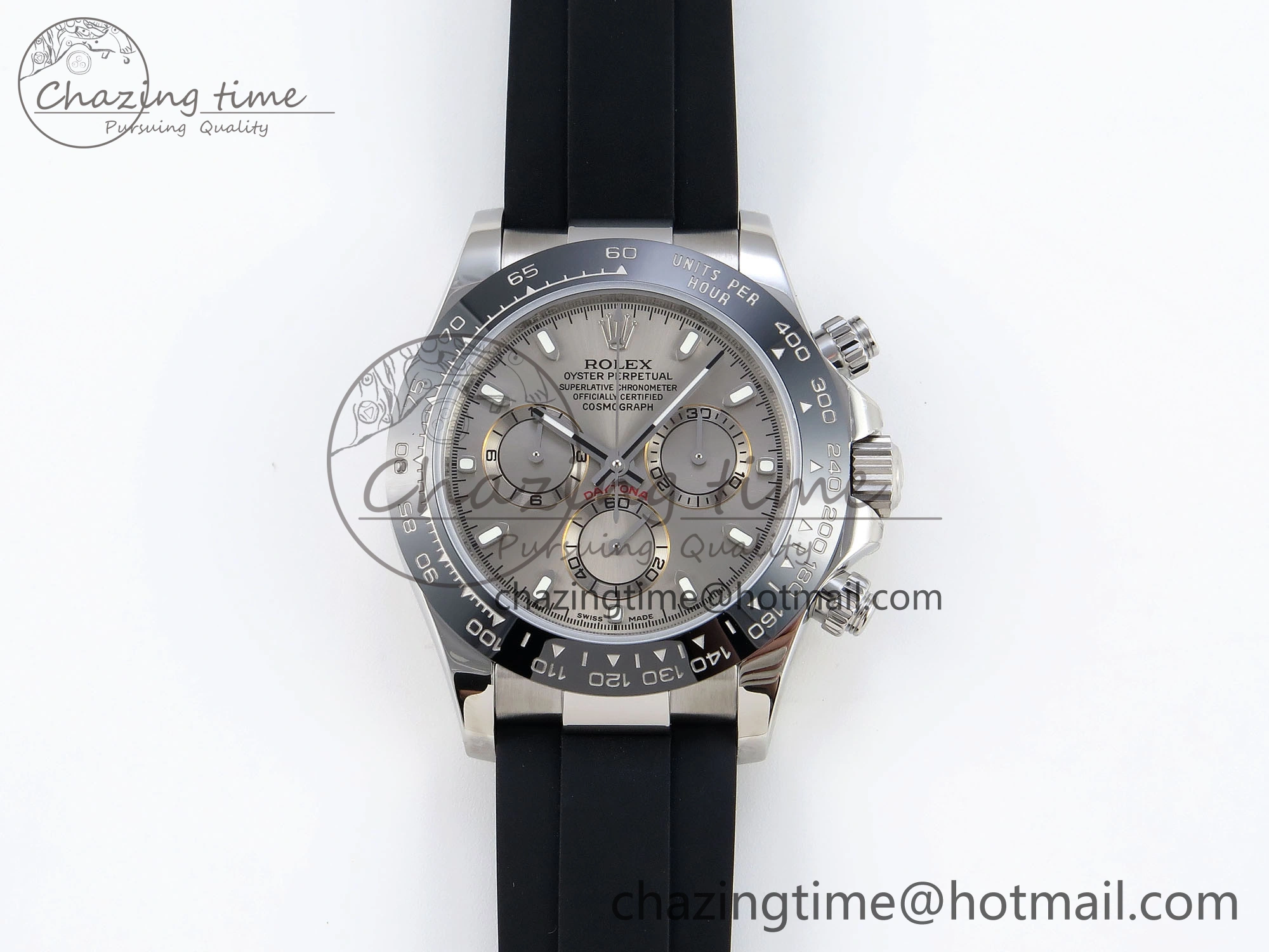 DAYTONA 116519 SS OMF BEST EDITION GRAY DIAL ON OYSTERFLEX STRAP A7750 (SLIM MOVEMENT) Compact 1791
