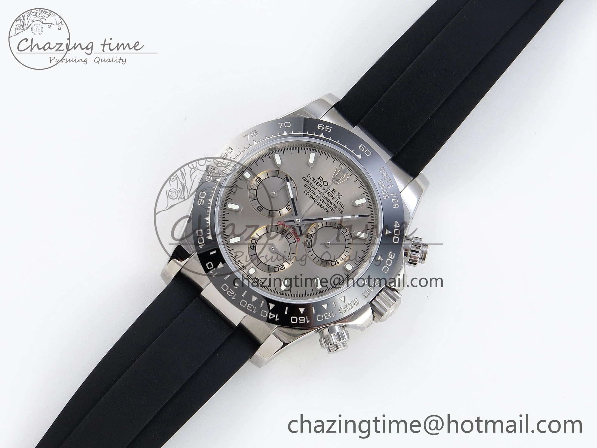 DAYTONA 116519 SS OMF BEST EDITION GRAY DIAL ON OYSTERFLEX STRAP A7750 (SLIM MOVEMENT) Compact 1791