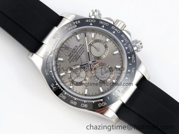 DAYTONA 116519 SS OMF BEST EDITION GRAY DIAL ON OYSTERFLEX STRAP A7750 (SLIM MOVEMENT) Compact 1791
