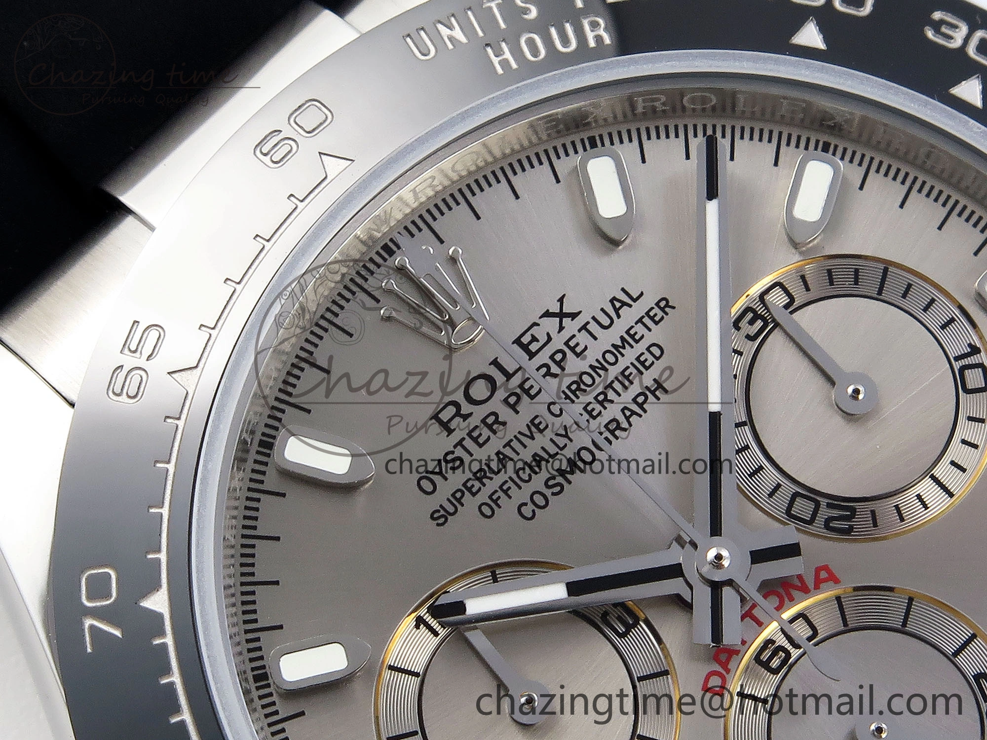 DAYTONA 116519 SS OMF BEST EDITION GRAY DIAL ON OYSTERFLEX STRAP A7750 (SLIM MOVEMENT) Compact 1791
