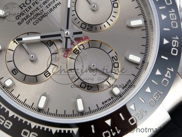 DAYTONA 116519 SS OMF BEST EDITION GRAY DIAL ON OYSTERFLEX STRAP A7750 (SLIM MOVEMENT) Compact 1791