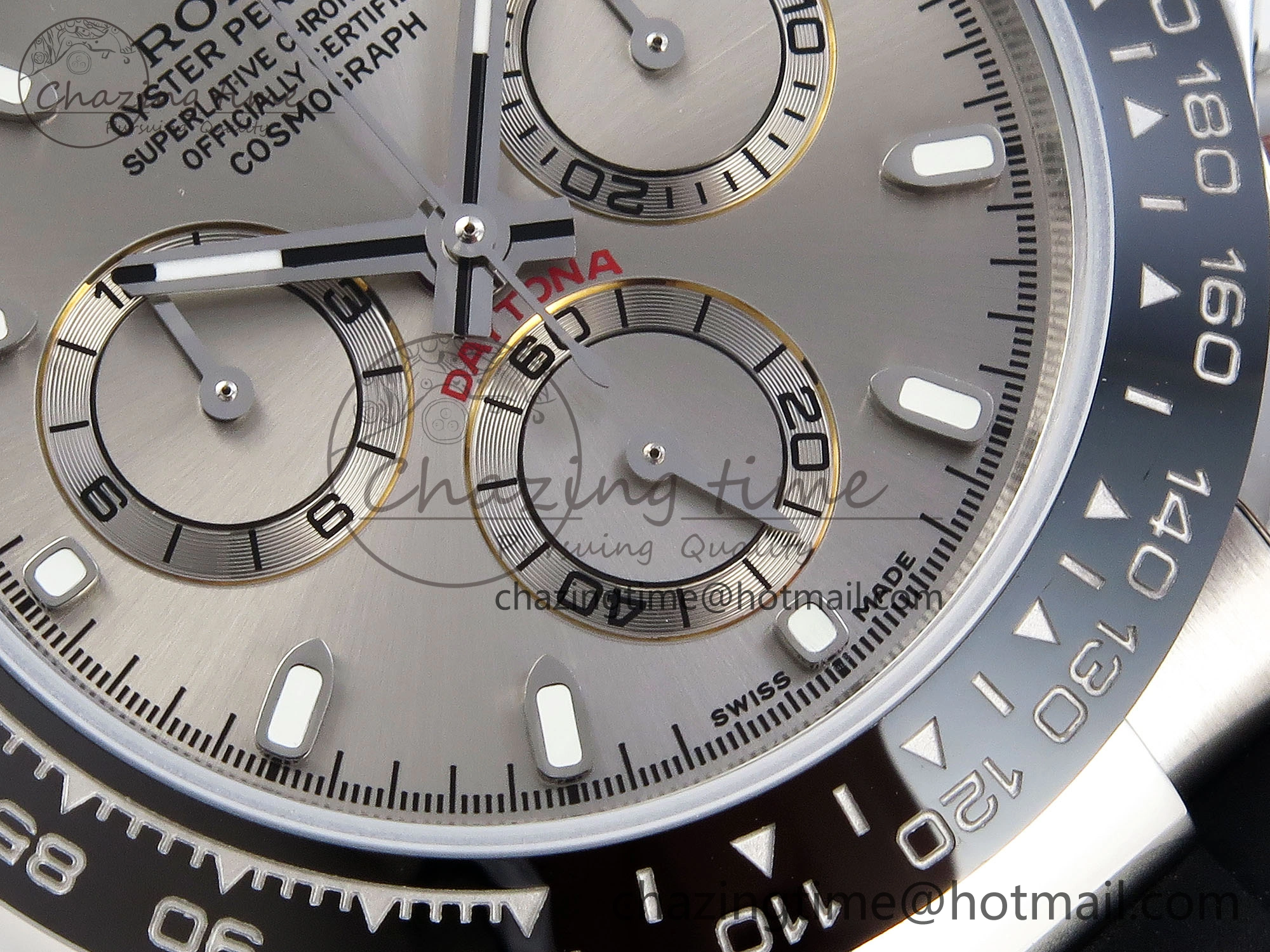 DAYTONA 116519 SS OMF BEST EDITION GRAY DIAL ON OYSTERFLEX STRAP A7750 (SLIM MOVEMENT) Compact 1791