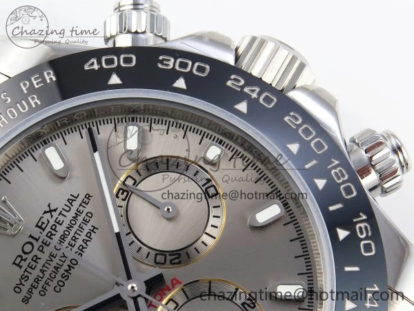 DAYTONA 116519 SS OMF BEST EDITION GRAY DIAL ON OYSTERFLEX STRAP A7750 (SLIM MOVEMENT) Compact 1791