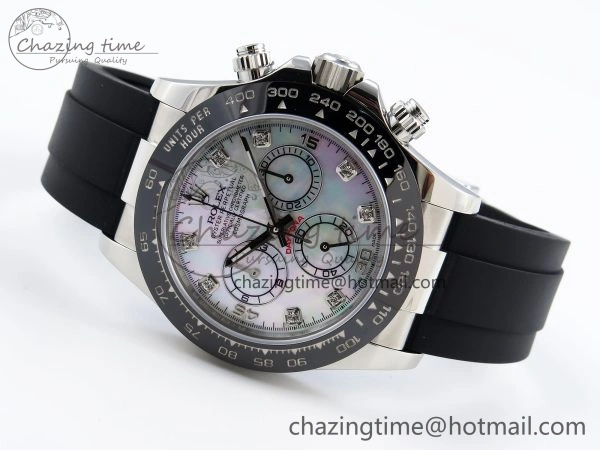 DAYTONA 116519 SS OMF BEST EDITION MOP DIAMONDS DIAL ON OYSTERFLEX STRAP A7750 (SLIM MOVEMENT) Durable 1786