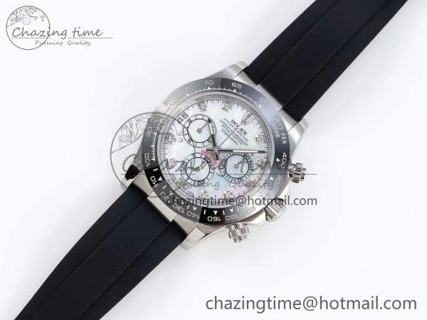 DAYTONA 116519 SS OMF BEST EDITION MOP DIAMONDS DIAL ON OYSTERFLEX STRAP A7750 (SLIM MOVEMENT) Durable 1786