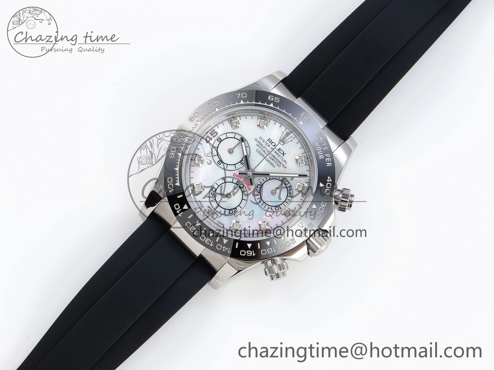 DAYTONA 116519 SS OMF BEST EDITION MOP DIAMONDS DIAL ON OYSTERFLEX STRAP A7750 (SLIM MOVEMENT) Durable 1786