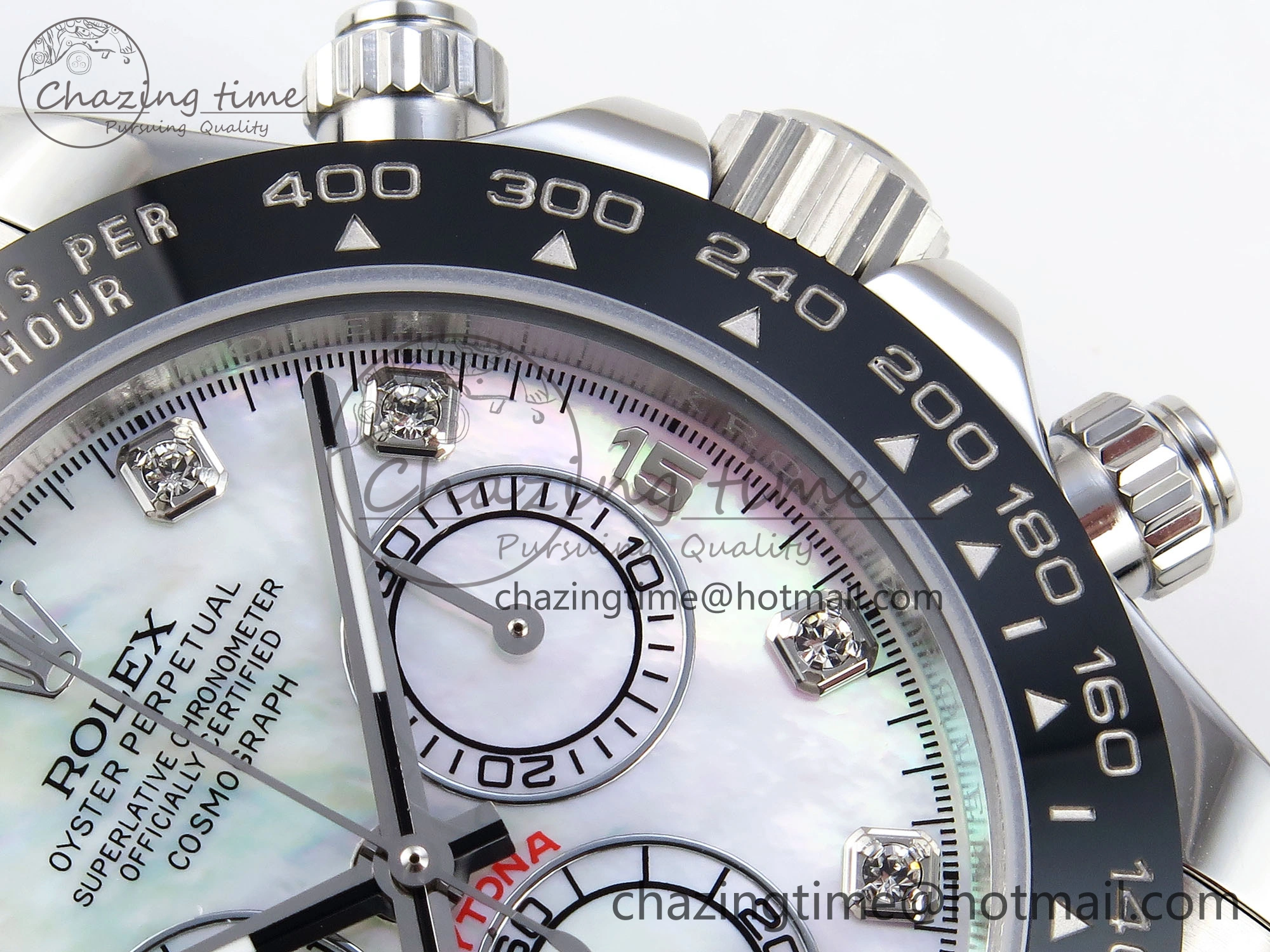 DAYTONA 116519 SS OMF BEST EDITION MOP DIAMONDS DIAL ON OYSTERFLEX STRAP A7750 (SLIM MOVEMENT) Durable 1786