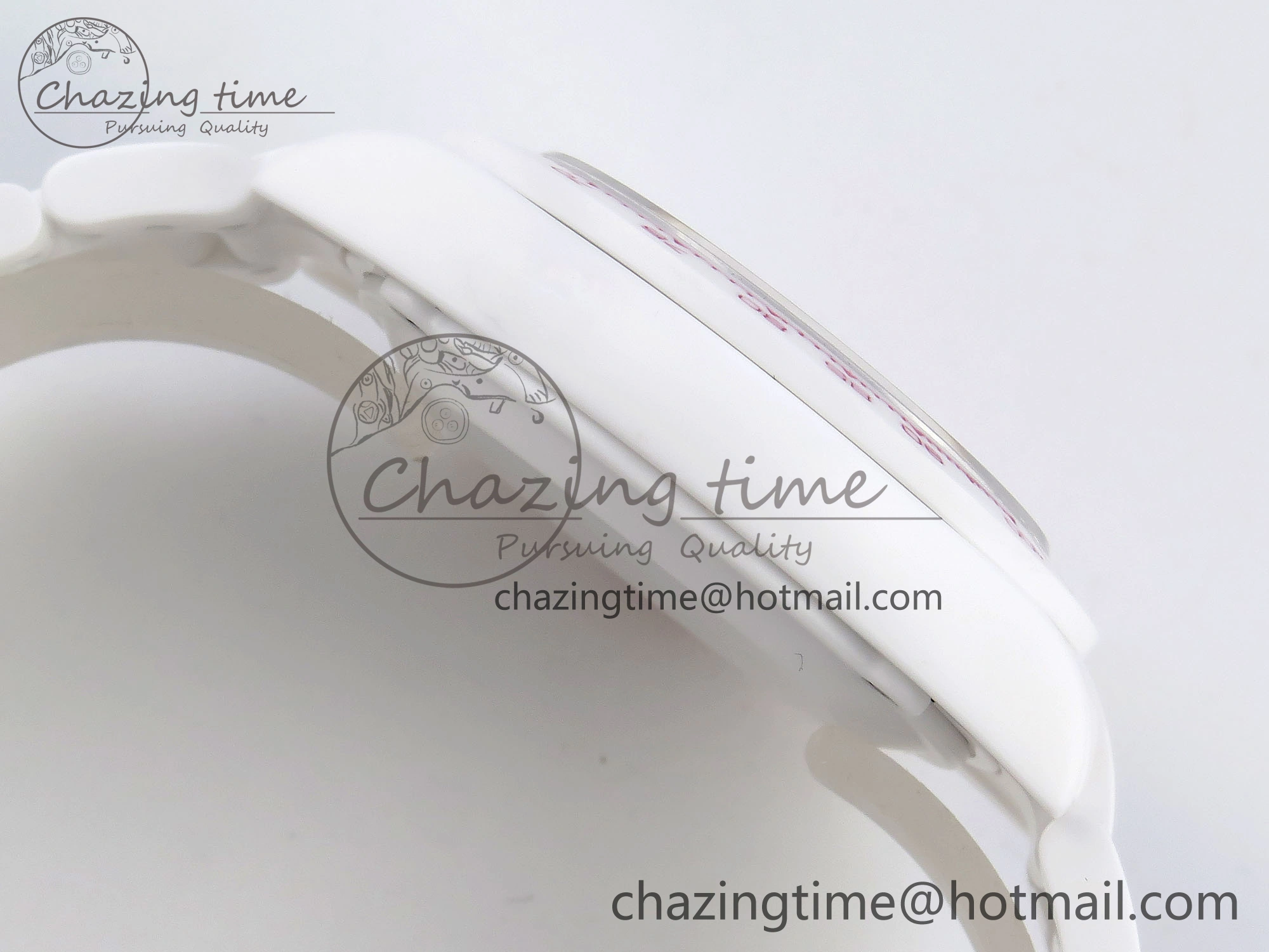 DAYTONA AET WHITE CERAMIC CASE AND BRACELET PINK DIAL NOOB BEST EDITION SA Vibrant 1806