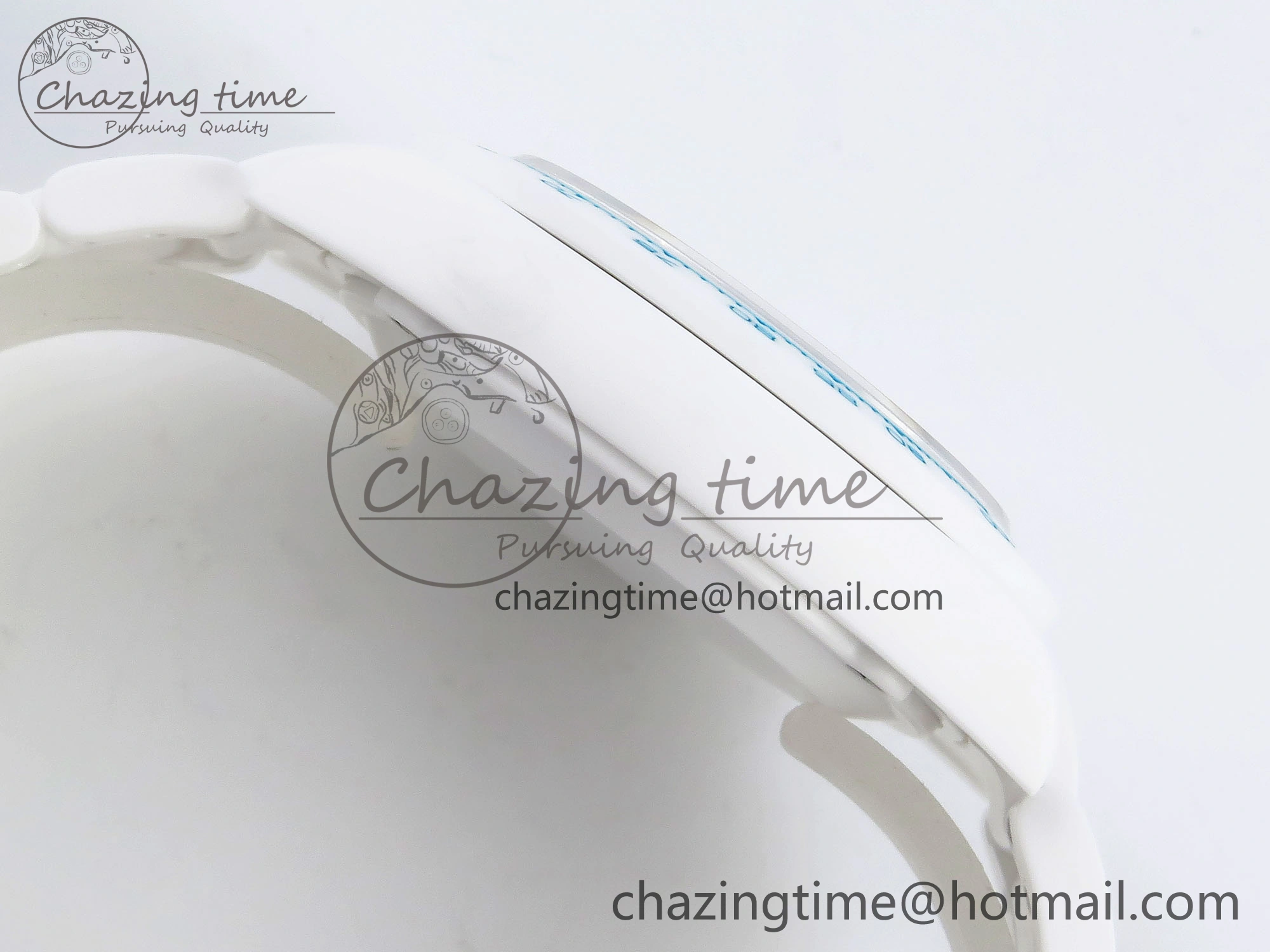 DAYTONA AET WHITE CERAMIC CASE AND BRACELET TIFFANY BLUE DIAL NOOB BEST EDITION SA ZeroBulk 1802
