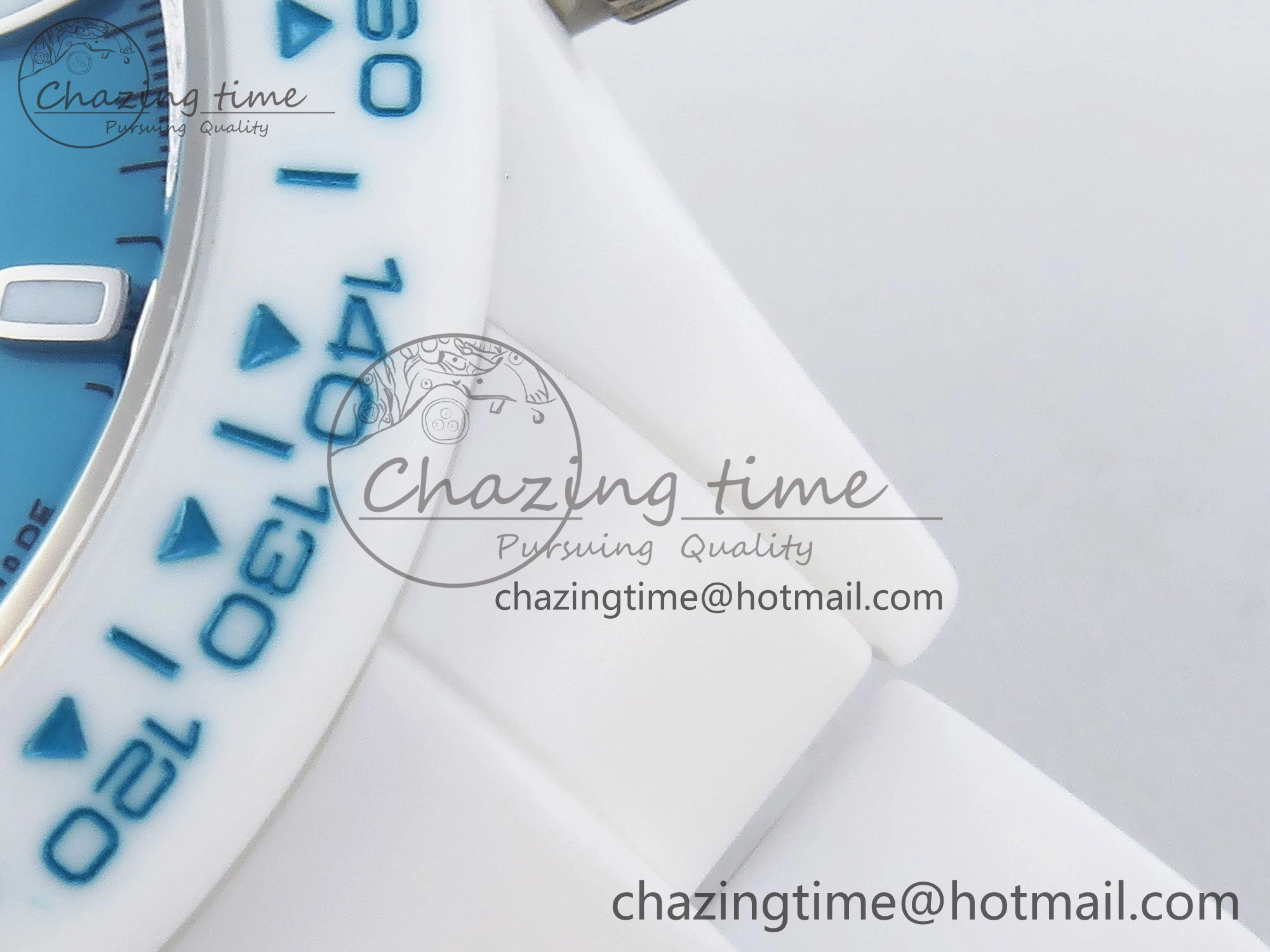 DAYTONA AET WHITE CERAMIC CASE AND BRACELET TIFFANY BLUE DIAL NOOB BEST EDITION SA ZeroBulk 1802