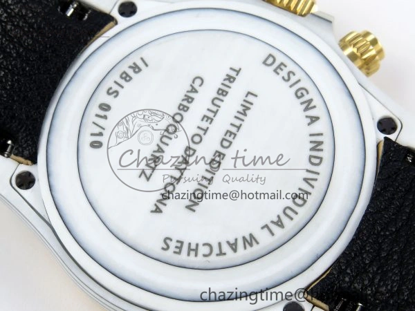 DAYTONA DIW WHITE CARBON CASE YG BEZEL NOOB BEST EDITION BEIGE DIAL ON BEIGE NYLON STRAP SA SmoothTexture 1830