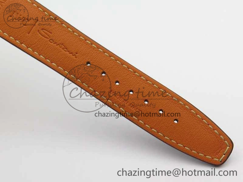 Comfortable Da Vinci IW356601 RG MKF 1:1 Best Edition White Dial On Brown Leather Strap A 7230