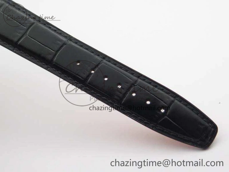MoistureWicking Da Vinci IW356601 SS MKF 1:1 Best Edition Black Dial On Black Leather Strap A 7231