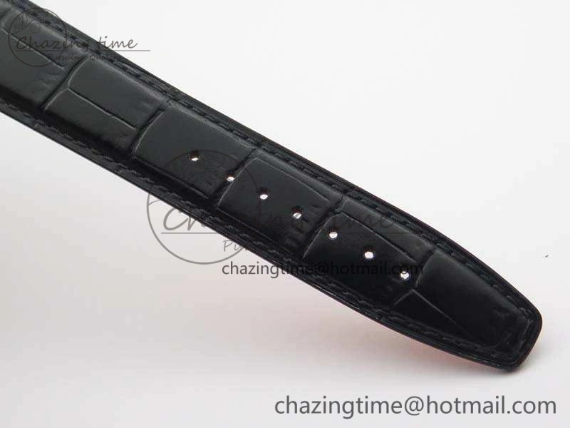 MoistureWicking Da Vinci IW356601 SS MKF 1:1 Best Edition Black Dial On Black Leather Strap A 7231