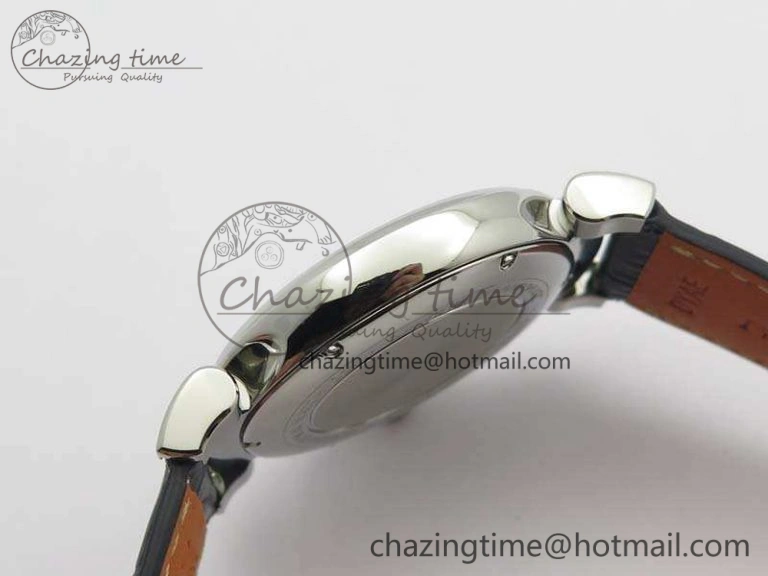 Affordable Da Vinci IW356601 SS MKF 1:1 Best Edition Blue Dial On Black Leather Strap A 7233