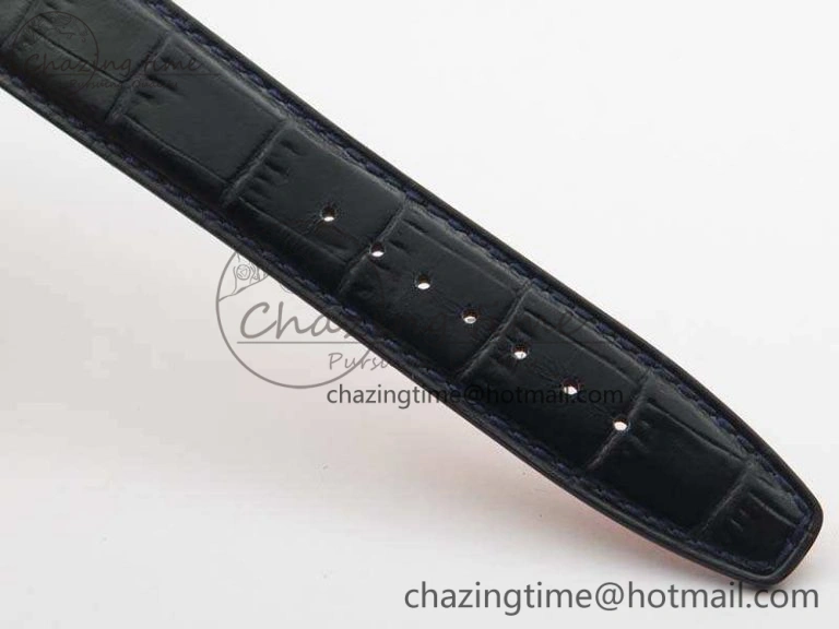 Affordable Da Vinci IW356601 SS MKF 1:1 Best Edition Blue Dial On Black Leather Strap A 7233