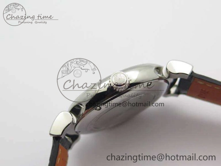 UrbanStyle Da Vinci IW356601 SS MKF 1:1 Best Edition White Dial On Black Leather Strap A 7232