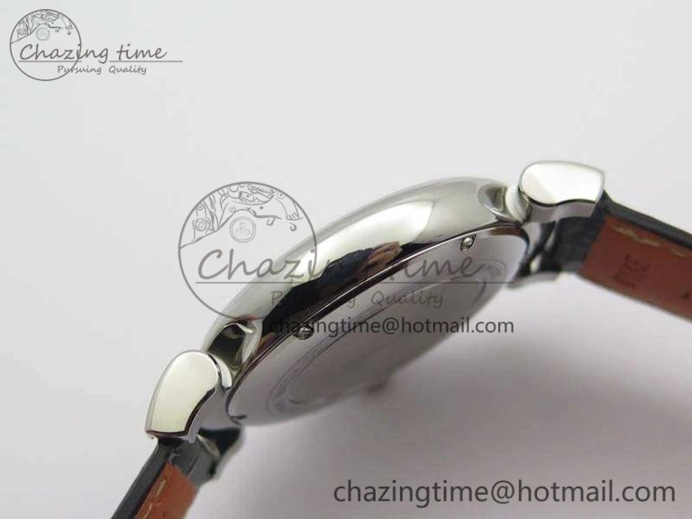 UrbanStyle Da Vinci IW356601 SS MKF 1:1 Best Edition White Dial On Black Leather Strap A 7232