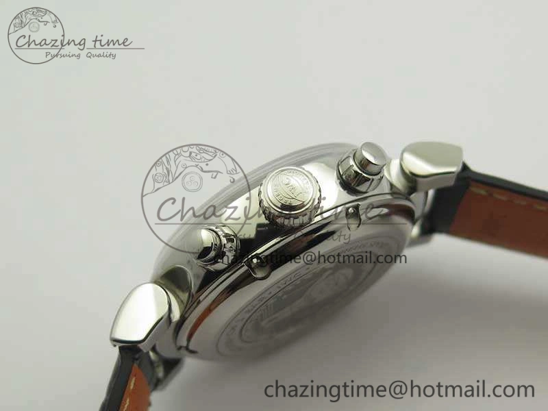GoodFit Da Vinci IW393402 SS ZF 1:1 Best Edition Blue Dial On Black Leather Strap A 7211