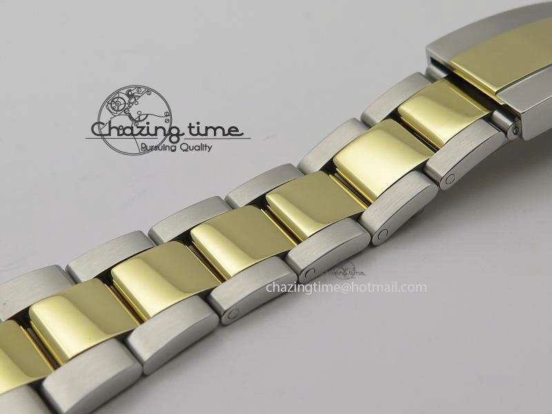 WellDesigned DateJust 116203 BP-Maker Best Edition SS YG Black Dial Diamond On Oyster Bracelet 36MM A 3978
