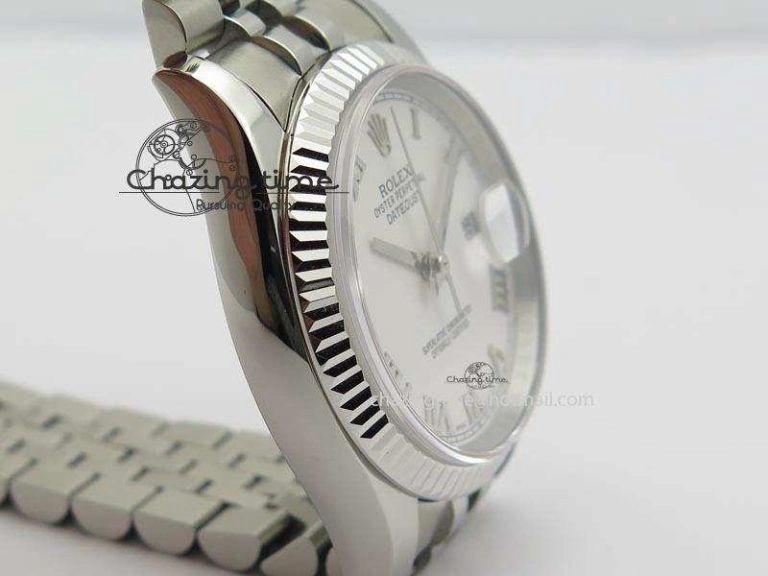 DateJust 116234 BP Best Edition SS Sliver Dial Roman Markers On SS Bracelet A2824 V Durable 3941