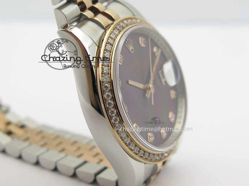 DateJust 116234 BP Best Edition SS RG Gray MOP Dial On SS Bracelet A2824 V Classic 3936