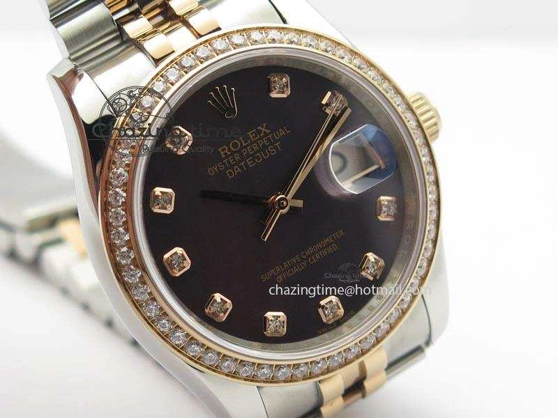 DateJust 116234 BP Best Edition SS RG Gray MOP Dial On SS Bracelet A2824 V Classic 3936