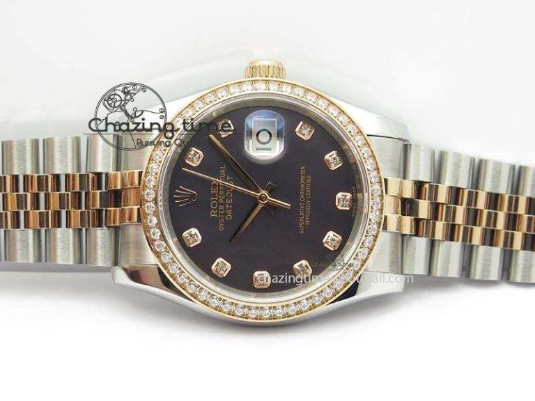 DateJust 116234 BP Best Edition SS RG Gray MOP Dial On SS Bracelet A2824 V Classic 3936