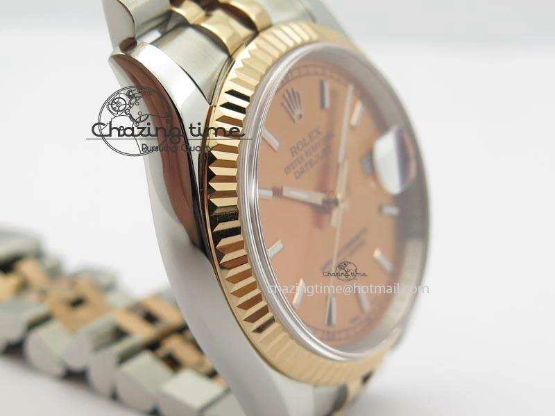 DateJust 116234 BP Best Edition SS RG Rose Gold Dial On SS Bracelet A2824 V Sophisticated 3939