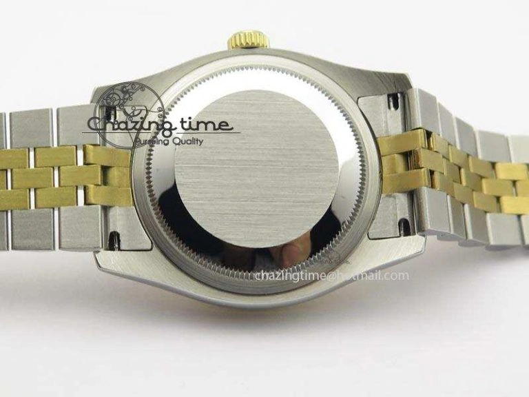 Refined DateJust 116234 BP Best Edition SS YG Gold Dial Diamond Markers On SS Bracelet A2824 V 3940
