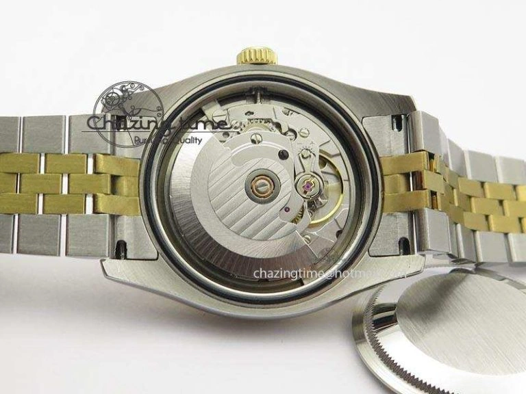 Refined DateJust 116234 BP Best Edition SS YG Gold Dial Diamond Markers On SS Bracelet A2824 V 3940