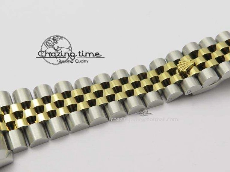 Refined DateJust 116234 BP Best Edition SS YG Gold Dial Diamond Markers On SS Bracelet A2824 V 3940