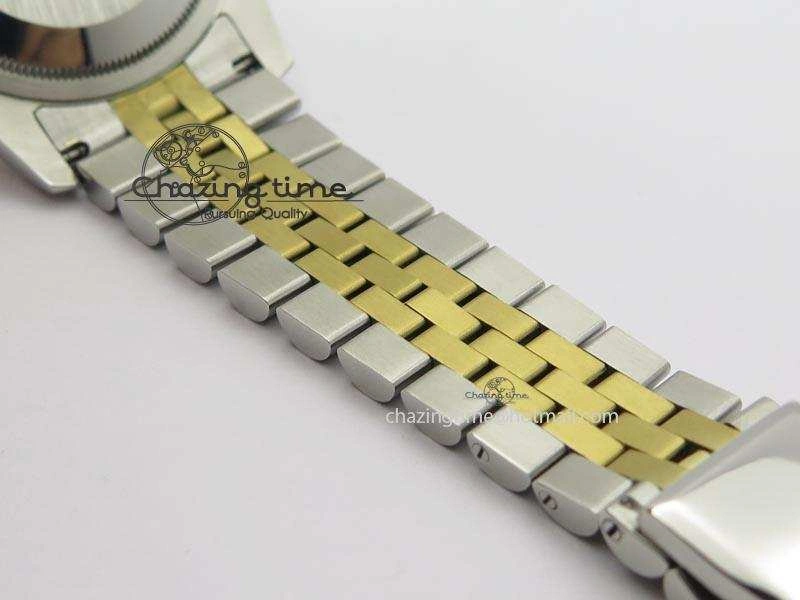 Refined DateJust 116234 BP Best Edition SS YG Gold Dial Diamond Markers On SS Bracelet A2824 V 3940