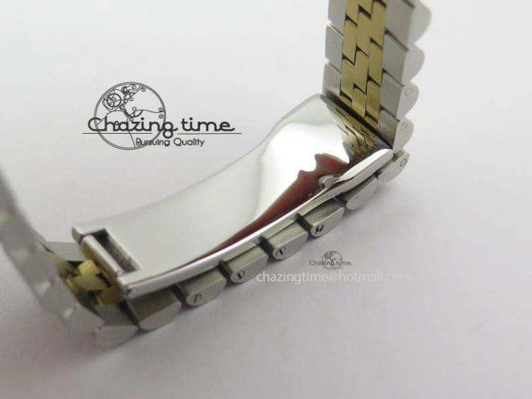 Refined DateJust 116234 BP Best Edition SS YG Gold Dial Diamond Markers On SS Bracelet A2824 V 3940