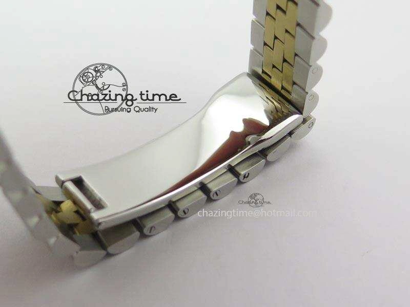 Refined DateJust 116234 BP Best Edition SS YG Gold Dial Diamond Markers On SS Bracelet A2824 V 3940