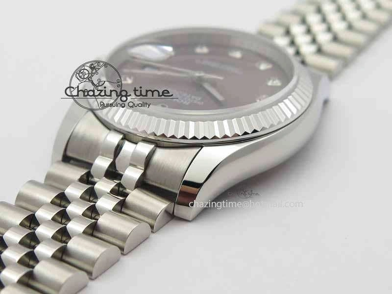 Effortless DateJust 116234 SS BP Best Edition Gray Dial Diam Markers On SS Bracelet SA 3742