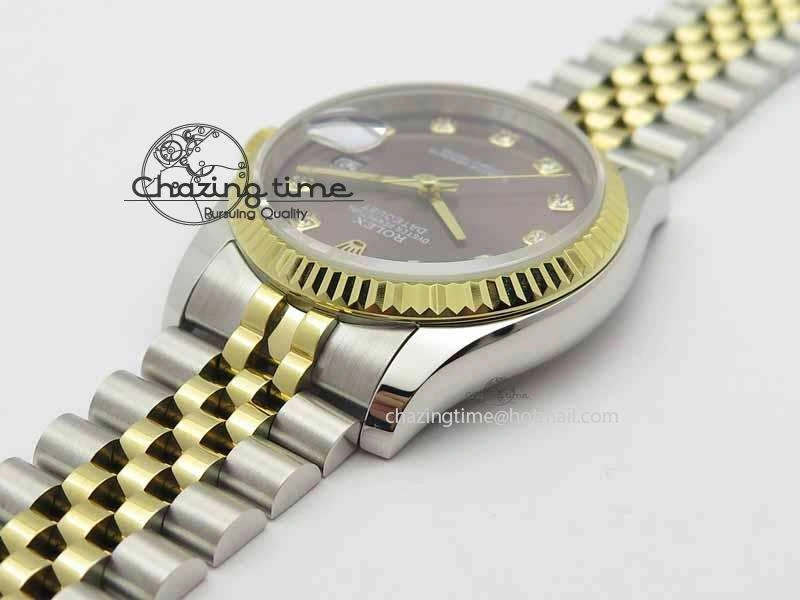 Sustainable DateJust 116234 SS YG BP Best Edition Gray Dial Diam Markers On SS YG Bracelet SA 3745