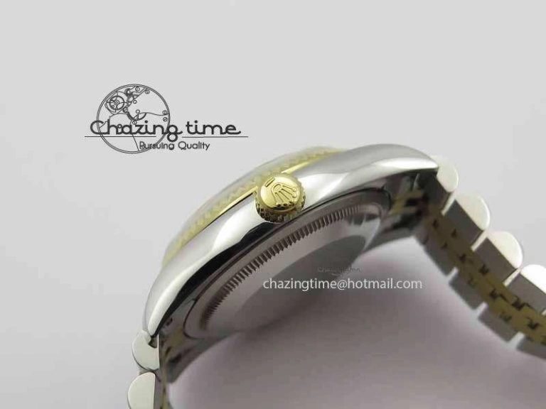 Sustainable DateJust 116234 SS YG BP Best Edition Gray Dial Diam Markers On SS YG Bracelet SA 3745