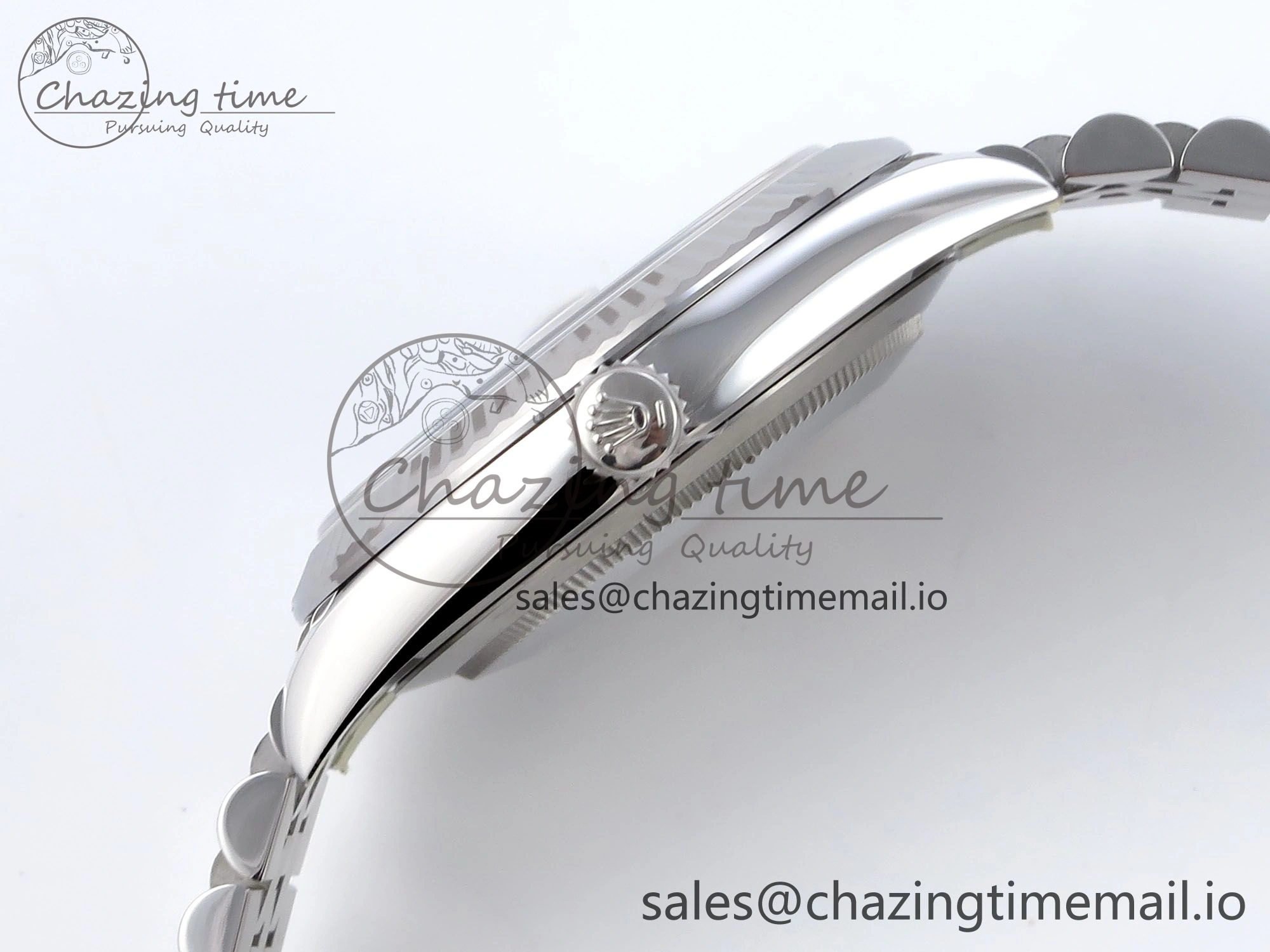 Stylish DateJust 126334 41mm Clean 1:1 Best Edition 904L Steel Gray Stick Dial on Jubilee Bracelet VR 895