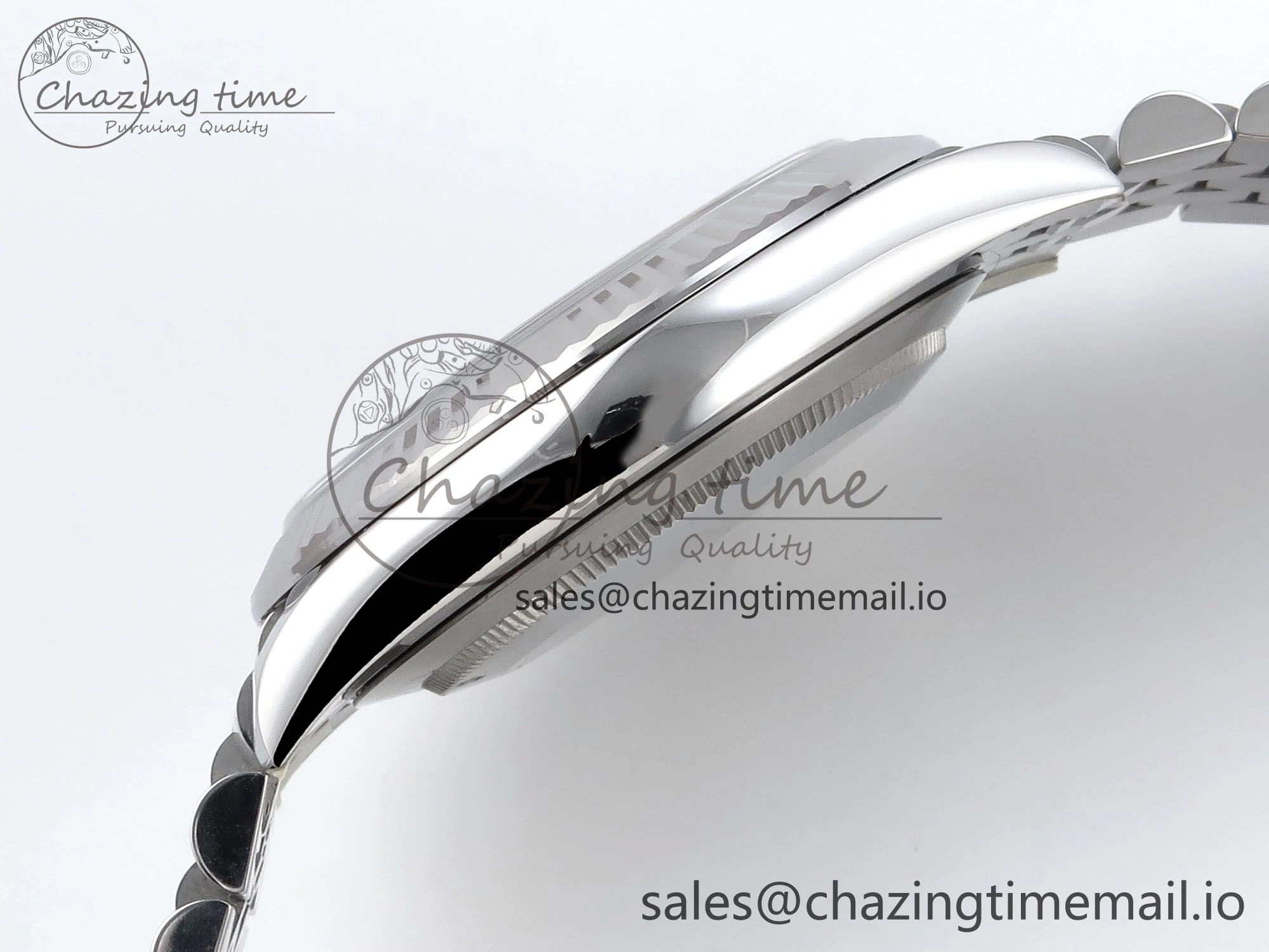 Stylish DateJust 126334 41mm Clean 1:1 Best Edition 904L Steel Gray Stick Dial on Jubilee Bracelet VR 895